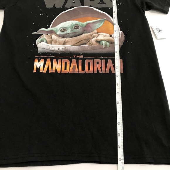 NWT Disney Parks Star Wars The Mandalorian Baby Yoda Graphic T-shirt Size Small - Picture 5 of 6